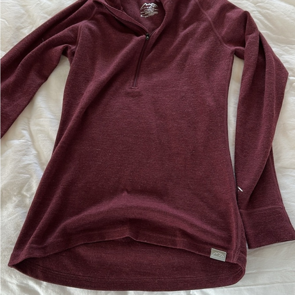 Women’s S Merino Wool Quarter Zip